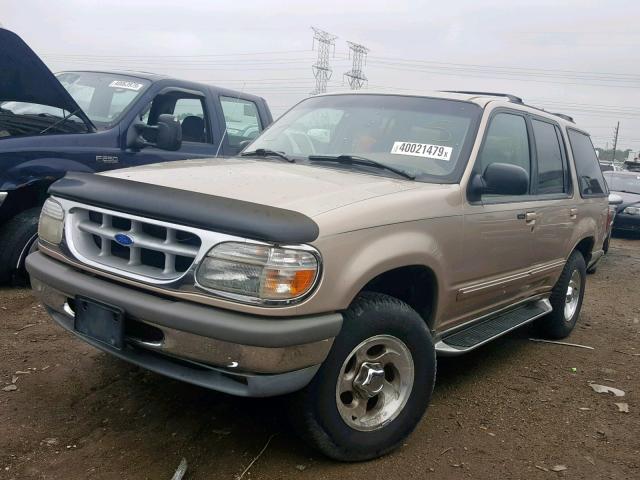 1FMDU34XXTZA52956 - 1996 FORD EXPLORER GOLD photo 2