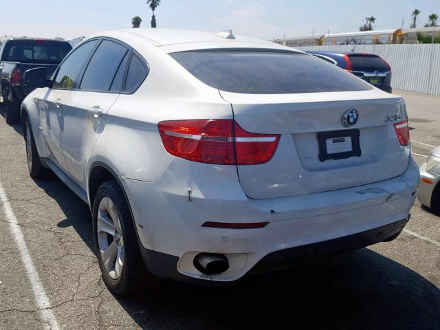 5UXFG2C51BLX07553 - 2011 BMW X6 XDRIVE3 WHITE photo 3