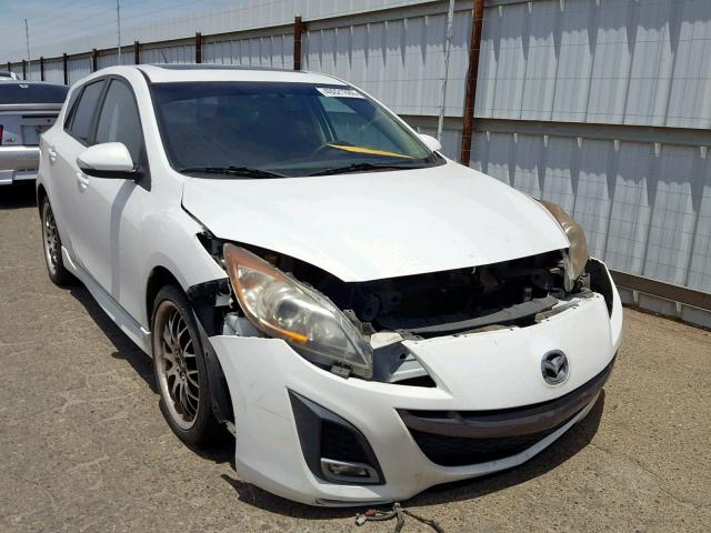 JM1BL1H56A1227548 - 2010 MAZDA 3 S WHITE photo 1