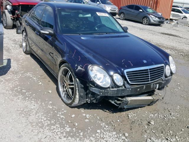 WDBUF76J24A499360 - 2004 MERCEDES-BENZ E 55 AMG BLUE photo 1