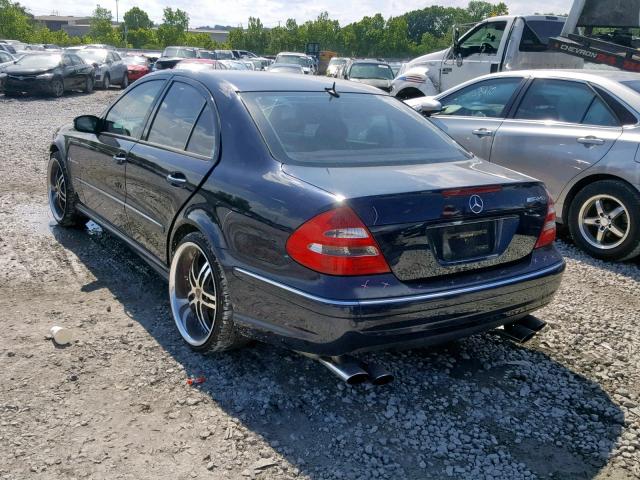 WDBUF76J24A499360 - 2004 MERCEDES-BENZ E 55 AMG BLUE photo 3