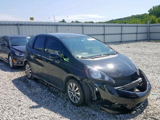 JHMGE8H58DC046354 - 2013 HONDA FIT SPORT BLACK photo 1