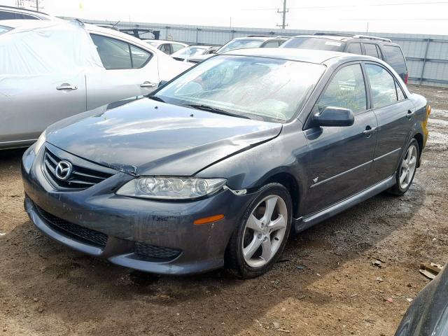 1YVHP80D255M11047 - 2005 MAZDA 6 S CHARCOAL photo 2