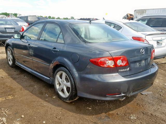 1YVHP80D255M11047 - 2005 MAZDA 6 S CHARCOAL photo 3