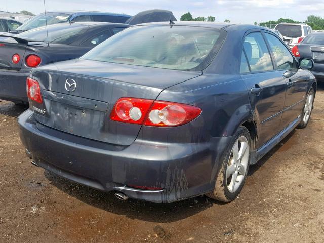 1YVHP80D255M11047 - 2005 MAZDA 6 S CHARCOAL photo 4