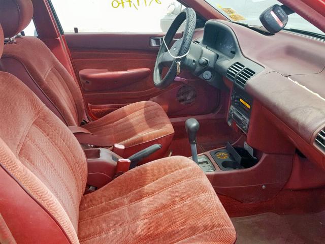 1FAPP14J3PW261719 - 1993 FORD ESCORT LX RED photo 5