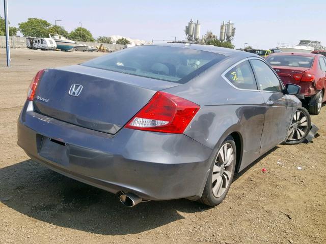 1HGCS1B81BA011331 - 2011 HONDA ACCORD EXL GRAY photo 4