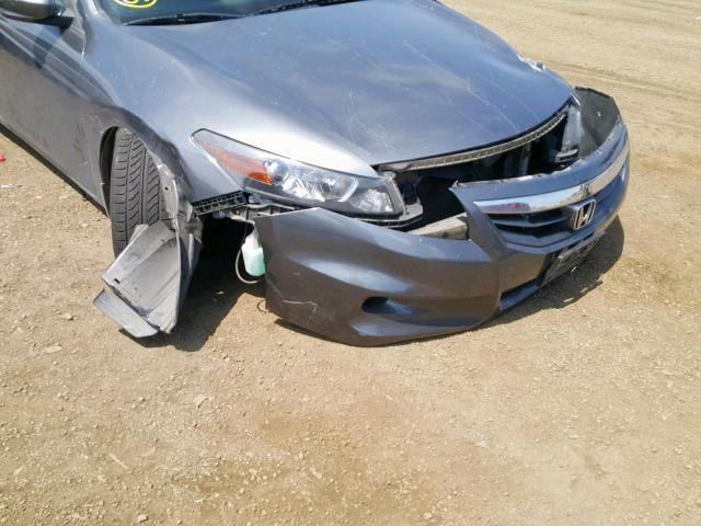 1HGCS1B81BA011331 - 2011 HONDA ACCORD EXL GRAY photo 9