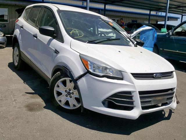 1FMCU0F79EUA30275 - 2014 FORD ESCAPE S WHITE photo 1