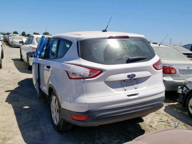 1FMCU0F79EUA30275 - 2014 FORD ESCAPE S WHITE photo 3