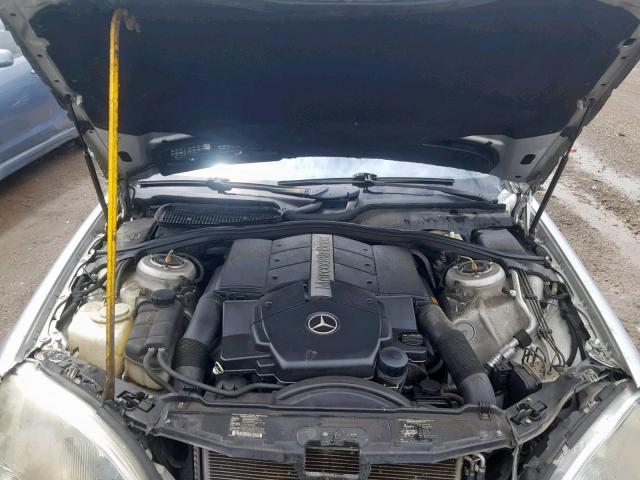 WDBNG70J21A157011 - 2001 MERCEDES-BENZ S 430 SILVER photo 7