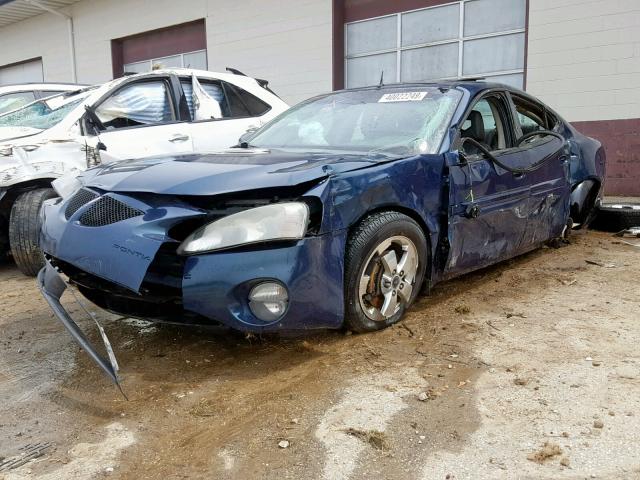 2G2WS522051165367 - 2005 PONTIAC GRAND PRIX TEAL photo 2