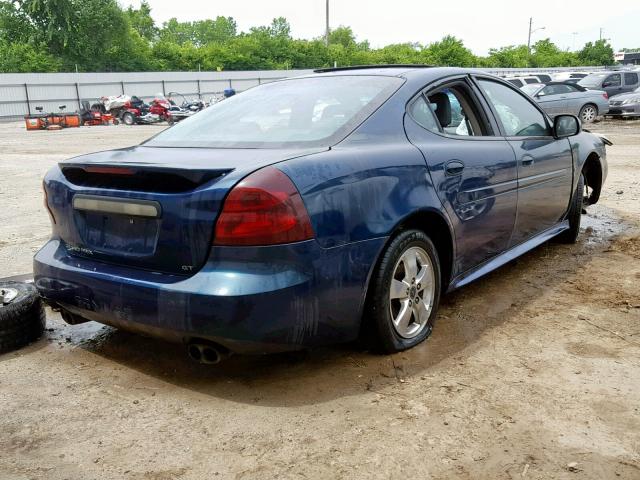 2G2WS522051165367 - 2005 PONTIAC GRAND PRIX TEAL photo 4