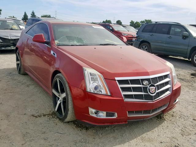 1G6DP1ED3B0167571 - 2011 CADILLAC CTS PREMIU RED photo 1