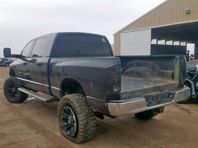 3D7KS29C27G715823 - 2007 DODGE RAM 2500 BLACK photo 3