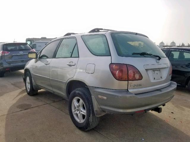 JT6HF10U0Y0104226 - 2000 LEXUS RX 300 SILVER photo 3