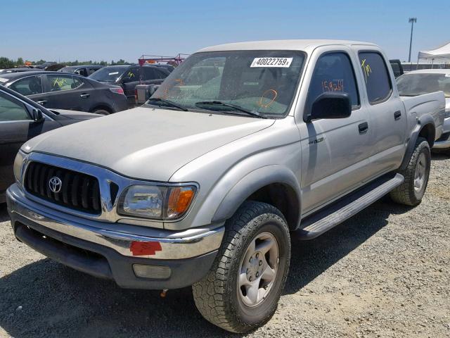 5TEHN72NX3Z253918 - 2003 TOYOTA TACOMA DOU 银色 照片 2