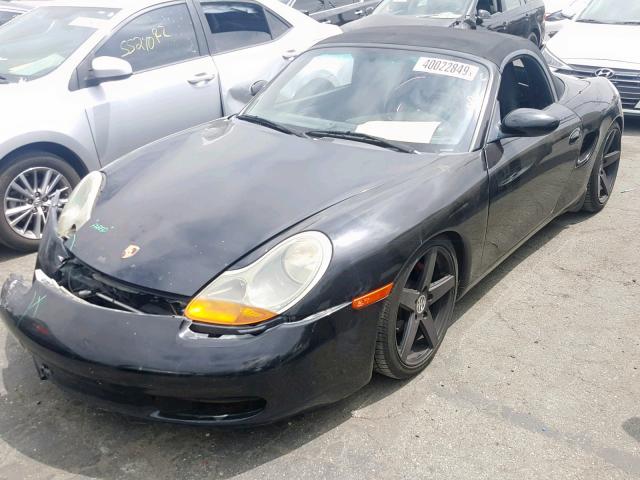 WP0CA2984VS623857 - 1997 PORSCHE BOXSTER BLACK photo 2