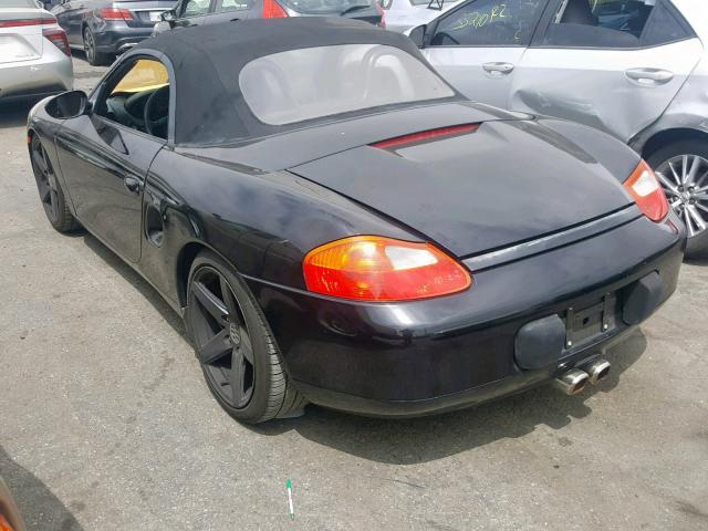 WP0CA2984VS623857 - 1997 PORSCHE BOXSTER BLACK photo 3