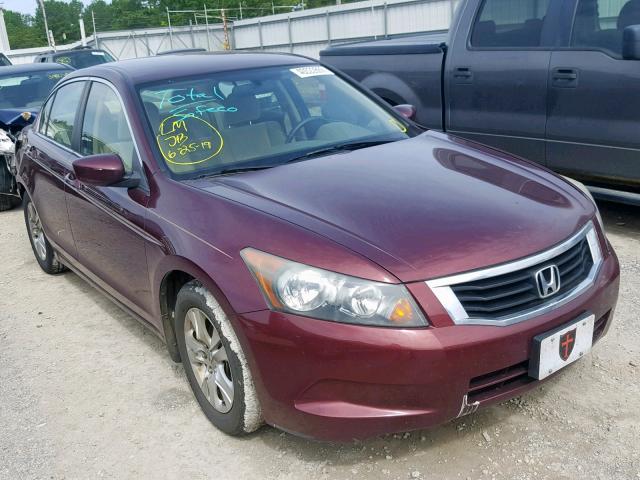 1HGCP2F45AA057239 - 2010 HONDA ACCORD LXP MAROON photo 1