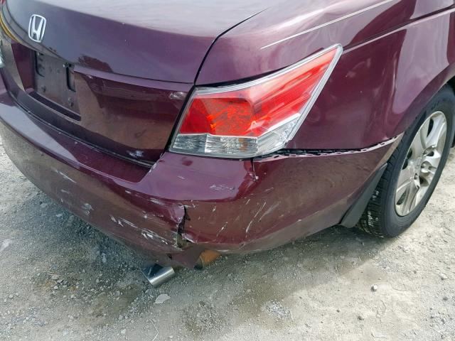 1HGCP2F45AA057239 - 2010 HONDA ACCORD LXP MAROON photo 9