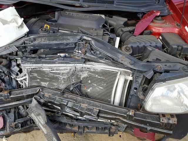 KNAFE122885578035 - 2008 KIA SPECTRA EX RED photo 7