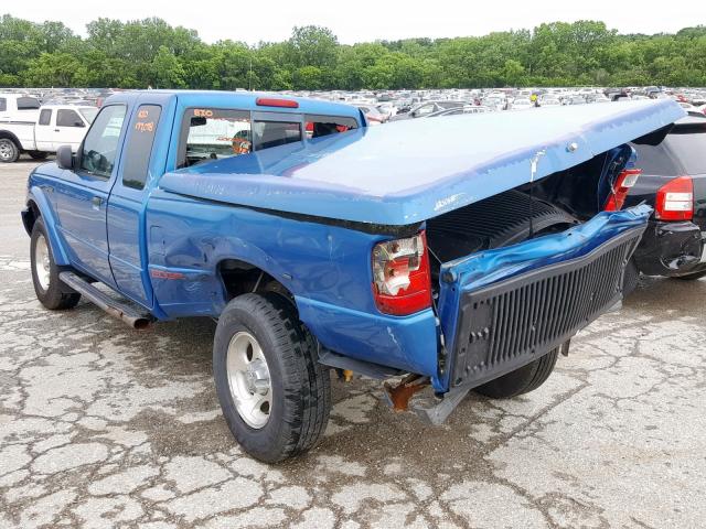 1FTZR15EX1PA63302 - 2001 FORD RANGER SUP BLUE photo 3