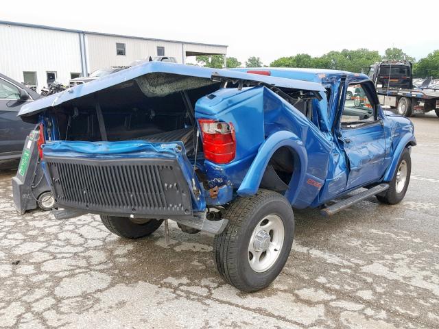 1FTZR15EX1PA63302 - 2001 FORD RANGER SUP BLUE photo 4