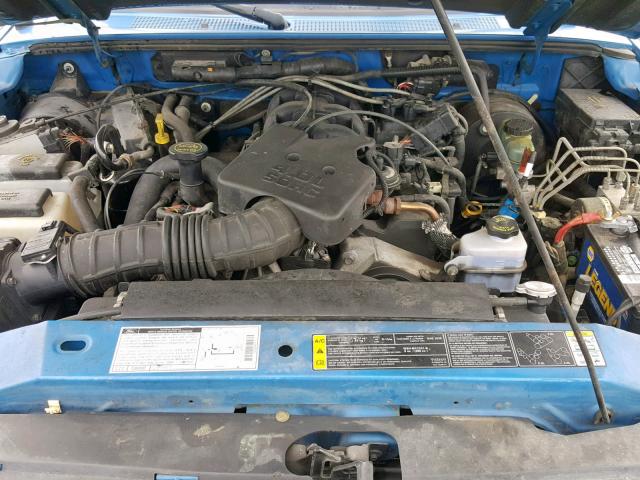 1FTZR15EX1PA63302 - 2001 FORD RANGER SUP BLUE photo 7