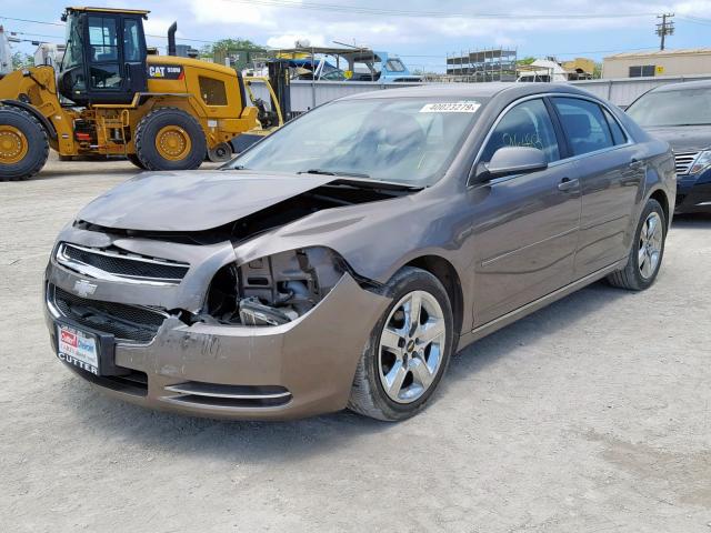 1G1ZC5EBXAF263948 - 2010 CHEVROLET MALIBU 1LT 棕色 照片 2