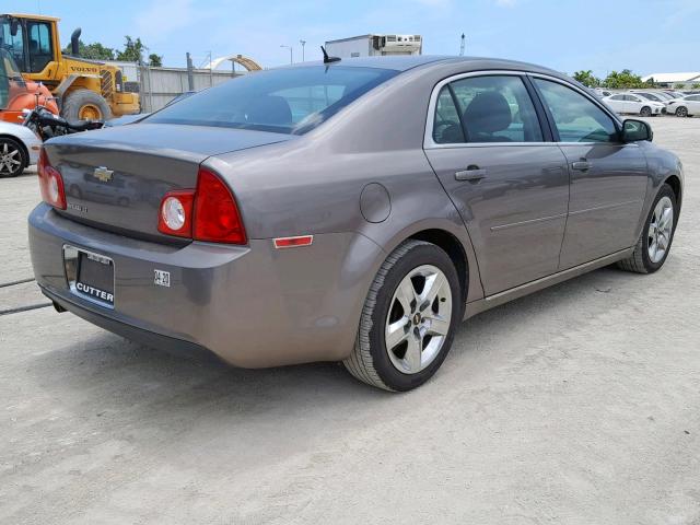 1G1ZC5EBXAF263948 - 2010 CHEVROLET MALIBU 1LT 棕色 照片 4