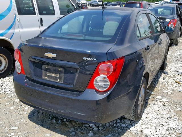 1G1JA5SH2C4150814 - 2012 CHEVROLET SONIC LS BLACK photo 4