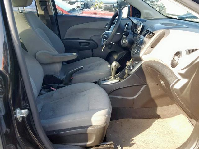 1G1JA5SH2C4150814 - 2012 CHEVROLET SONIC LS BLACK photo 5