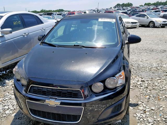1G1JA5SH2C4150814 - 2012 CHEVROLET SONIC LS BLACK photo 9