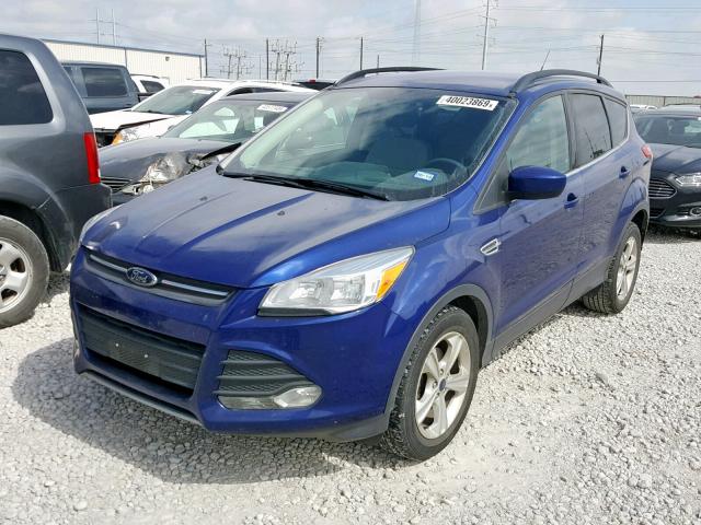 1FMCU0GX2EUC67379 - 2014 FORD ESCAPE SE BLUE photo 2