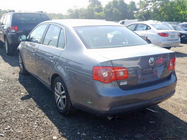 3VWRG81K26M669990 - 2006 VOLKSWAGEN JETTA 2.5 GRAY photo 3