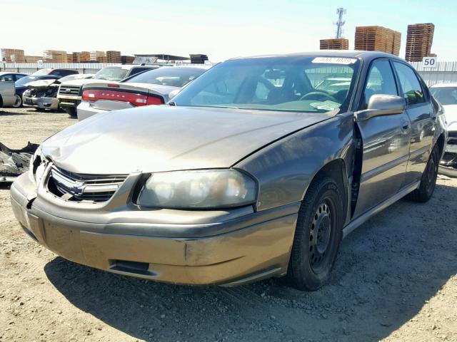 2G1WF52EX39423010 - 2003 CHEVROLET IMPALA BROWN photo 2