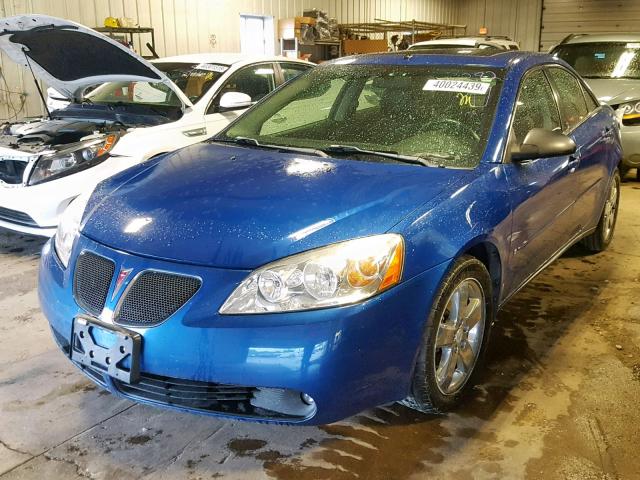 1G2ZH558064225925 - 2006 PONTIAC G6 GT BLUE photo 2