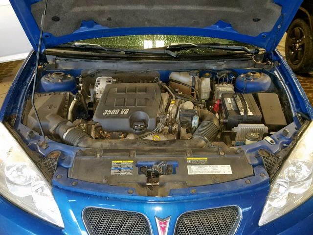 1G2ZH558064225925 - 2006 PONTIAC G6 GT BLUE photo 7