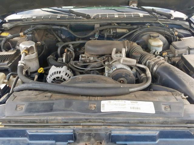 1GCDT13W4X2122378 - 1999 CHEVROLET BLAZER BLUE photo 7