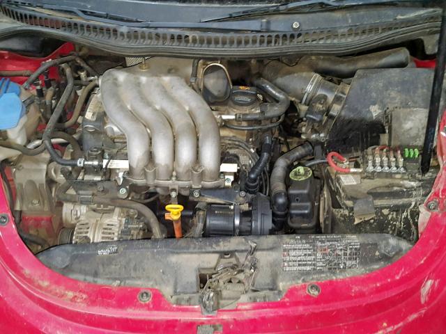 3VWCM31Y65M306483 - 2005 VOLKSWAGEN NEW BEETLE წითელი ფოტო 7