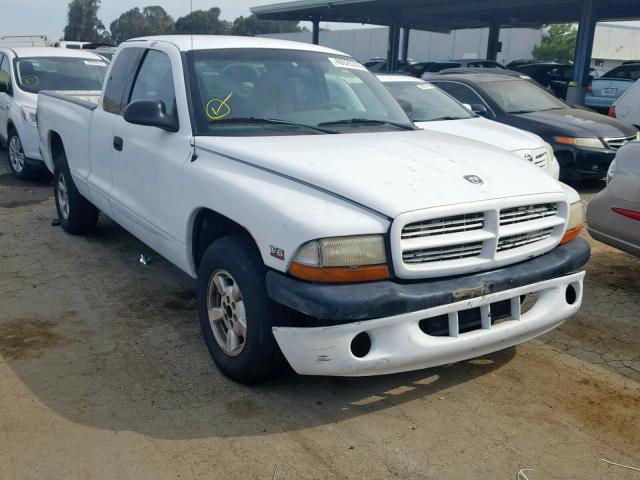 1B7GL23X4VS167659 - 1997 DODGE DAKOTA WHITE photo 1