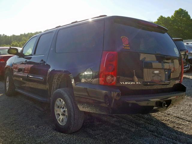 1GKFK16357J269843 - 2007 GMC YUKON XL K BLACK photo 3