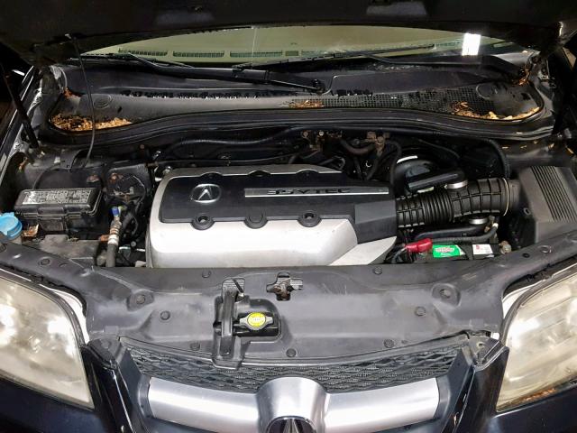 2HNYD18904H551704 - 2004 ACURA MDX TOURIN BLACK photo 7