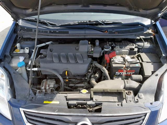 3N1AB6AP7BL710731 - 2011 NISSAN SENTRA 2.0 BLUE photo 7