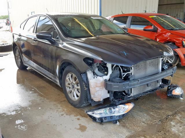 3FA6P0G73JR149955 - 2018 FORD FUSION S GRAY photo 1