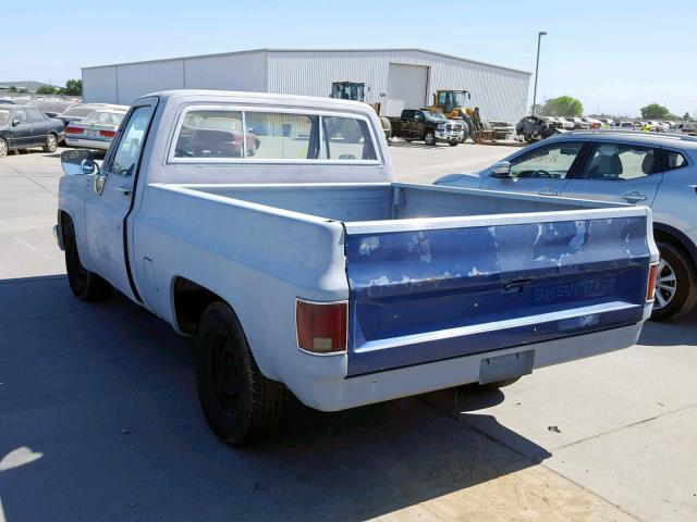 1GTEC14C0DJ510453 - 1983 GMC C1500 GRAY photo 3