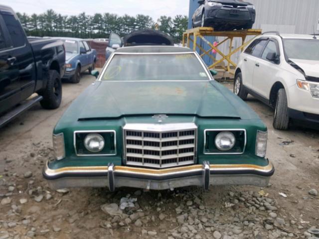 9G87H158277 - 1979 FORD THUNDERBIR GREEN photo 9