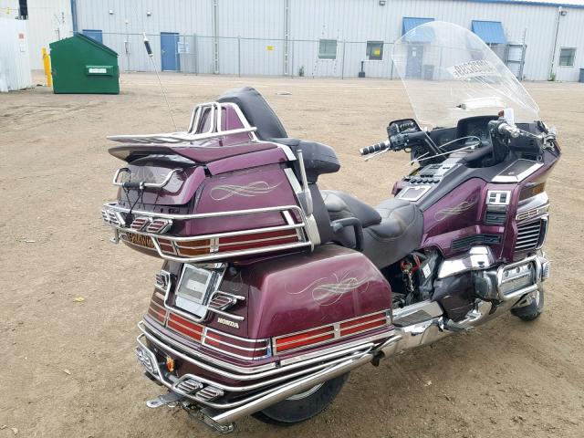 1HFSC2200KA106489 - 1989 HONDA GL1500 MAROON photo 4