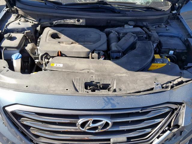 5NPE34AFXHH501094 - 2017 HYUNDAI SONATA SPO BLUE photo 7